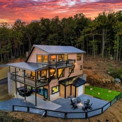 Indoor Pool + Panoramic Views | 4BR Sleeps 12